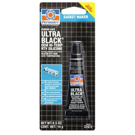 PERMTX-LOCKT Ultra Black Maximum Oil Resistance Rtv Silicone Gasket Maker P13-22072